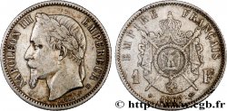 1 franc Napoléon III, tête laurée 1867 Strasbourg F.215/7