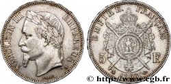 5 francs Napoléon III, tête laurée 1868 Paris F.331/12