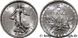 5 francs Semeuse, argent 1960 Paris F.340/4