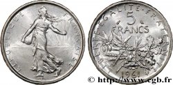 5 francs Semeuse, argent 1961 Paris F.340/5