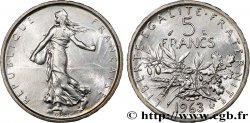 5 francs Semeuse, argent 1963 Paris F.340/7
