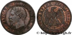 Deux centimes Napoléon III, tête nue 1853 Rouen F.107/2