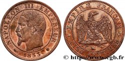 Cinq centimes Napoléon III, tête nue 1853 Marseille F.116/6 MS 
