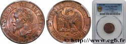 Deux centimes Napoléon III, tête laurée 1862 Strasbourg F.108A/5