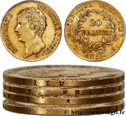 20 francs or Bonaparte Premier Consul, Tranche fautée 1804 Paris F.510/2