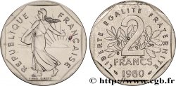 Piéfort nickel de 2 francs Semeuse 1980 Pessac GEM.123 P1