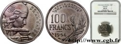 Essai-piéfort au double de 100 francs Cochet 1954  GEM.230 EP1