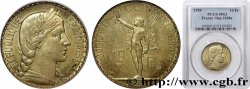 Concours de 10 francs, essai de La Fleur en bronze-aluminium 1929 Paris GEM.165 3