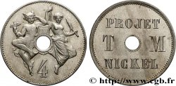 Essai de 4 centimes Michelin en Maillechort 1889  GEM.259 3