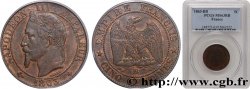 Cinq centimes Napoléon III, tête laurée 1863 Strasbourg F.117/11