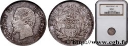 20 centimes Napoléon III, tête nue 1854 Paris F.148/2 SPL63 NGC
