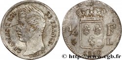 1/4 franc Charles X 1826 Bayonne F.164/5 VF 
