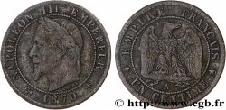 Un centime Napoléon III, tête laurée 1870 Paris F.103/8