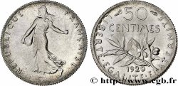 50 centimes Semeuse 1920 Paris F.190/27 MS65 