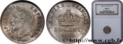 20 centimes Napoléon III, tête laurée, petit module 1864 Paris F.149/1