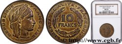 Concours de 10 francs, essai de Guzman en bronze-aluminium 1929 Paris GEM.164 3