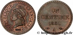 Un centime Dupré, IIe République 1851 Paris F.101/8
