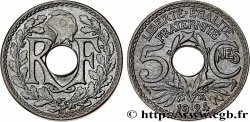 5 centimes Lindauer, petit module 1924 Poissy F.122/9