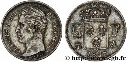 1/4 franc Charles X 1827 Paris F.164/10