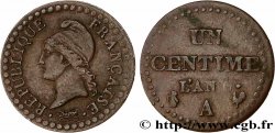 Un centime Dupré, 6 normal 1798 Paris F.100/3