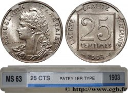 25 centimes Patey, 1er type 1903  F.168/3