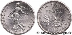 Piéfort nickel de 1/2 franc Semeuse 1972 Paris GEM.91 P1