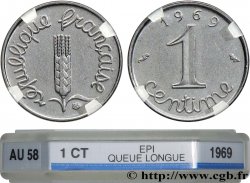 1 centime Épi, queue longue 1969 Paris F.106/18