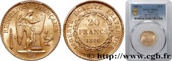 20 francs or Génie, IIIe République 1886 Paris F.533/9