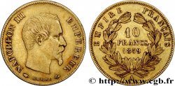 10 francs or Napoléon III, tête nue 1859 Paris F.506/7