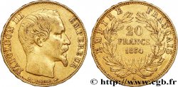 20 francs or Napoléon III, tête nue 1854 Paris F.531/2