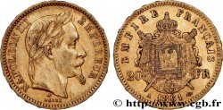 20 francs or Napoléon III, tête laurée 1861 Paris F.532/1