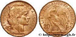20 francs or Coq, Dieu protège la France 1905 Paris F.534/10