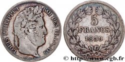 5 francs IIe type Domard 1839 Lyon F.324/78