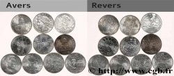 Lot de 10 pièces de 100 francs commémoratives - - F.-/