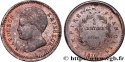 Essai-piéfort de 1 centime en bronze 1816  VG.2415 