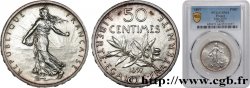 Essai au module de 5 francs et au revers de 50 centimes Semeuse 1897 Paris GEM.152 1