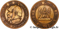 Médaille satirique Lt 27, type E “Chouette penchée” 1870  Schw.E3b  MB 