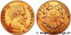 10 francs or Napoléon III, tête nue 1859 Strasbourg F.506/8