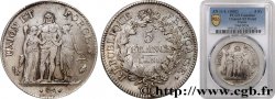 5 francs Union et Force, Union serré, seulement glands intérieurs 1803 Bayonne F.288/194 TTB PCGS