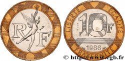 Essai de 10 francs Génie de la Bastille 1988 Pessac F.375/1