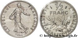 Piéfort Nickel de 1/2 franc Semeuse 1985 Pessac GEM.91 P1