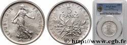 Piéfort Argent de 5 francs Semeuse 1970 Paris GEM.154 P2