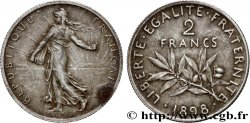 2 francs Semeuse, Flan Mat 1898  F.266/2