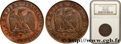 Essai Double Revers de Cinq centimes Napoléon III, tête nue n.d. Rouen Maz.1709 