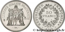 Piéfort Argent de 50 francs Hercule 1980 Pessac GEM.223 P1