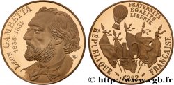 Piéfort cupro-nickel de 10 francs Gambetta 1982 Pessac GEM.187 P1 FDC 