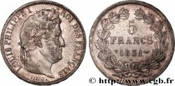 5 francs, Ier type Domard, tranche en relief 1831 Nantes F.320/12