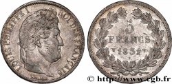 5 francs Ier type Domard, tranche en relief 1831 Lille F.320/13