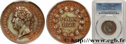 Refonte des monnaies de cuivre, essai au module de 5 centimes 1840  VG.2918 