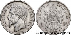 1 franc Napoléon III, tête laurée 1869 Paris F.215/14